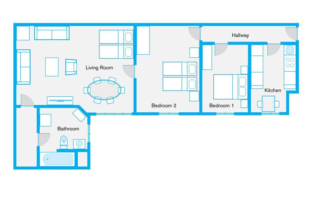 Wilhelmshavener 3br In Downdown Moabit Appartement